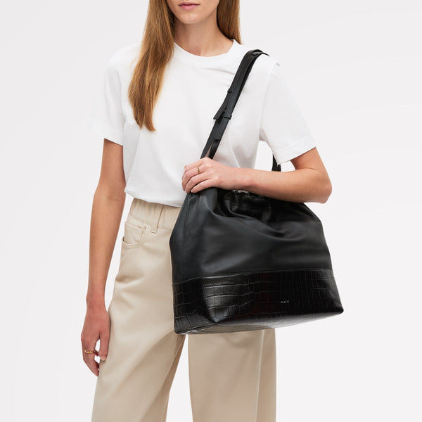 Radley London Black Large Drawstring Shoulder | The Portobello AW25 | Radley London