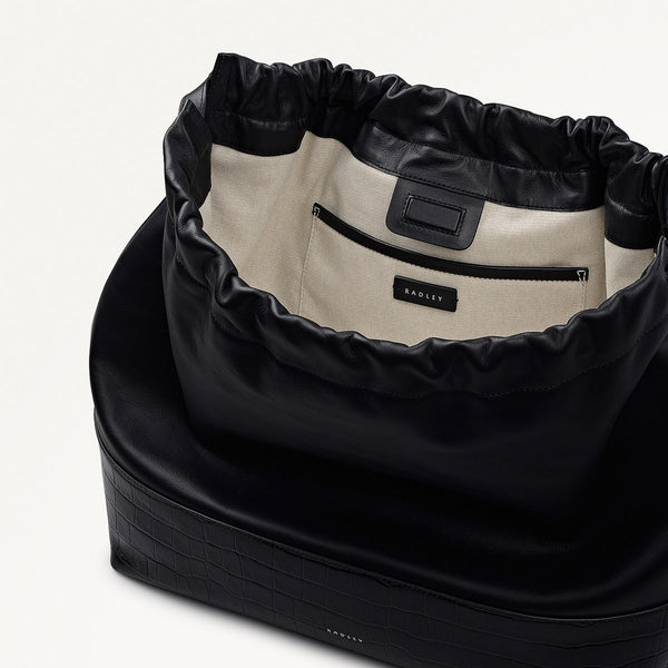 Radley London Black Large Drawstring Shoulder | The Portobello AW25 | Radley London