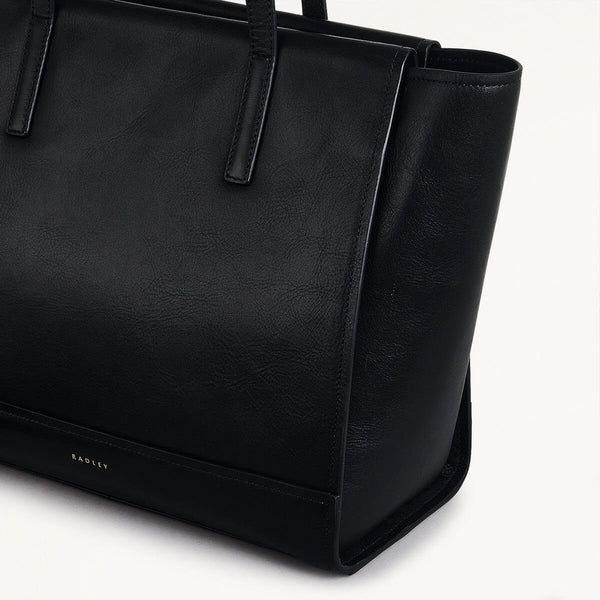 Radley London Black Large Open Top Tote | Drapers Road Ss25 | Radley