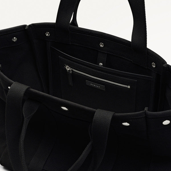 Radley London Black Large Open Top Tote | Hadleigh Place AW25 | Radley London