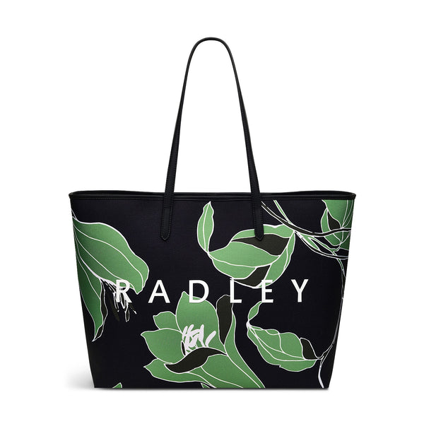 radley london Black Large Tote Bag | Southwell Gardens Floral AW24 | Radley