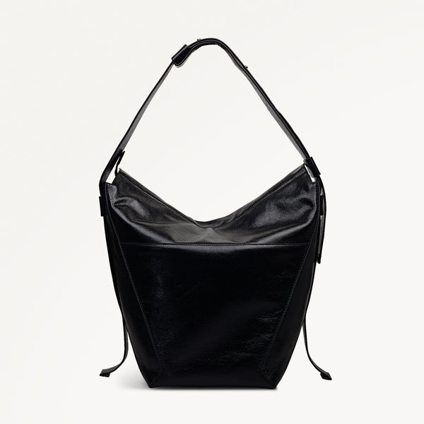 Radley London Black Large Ziptop Shoulder | De Beauvoir AW25 | Radley London