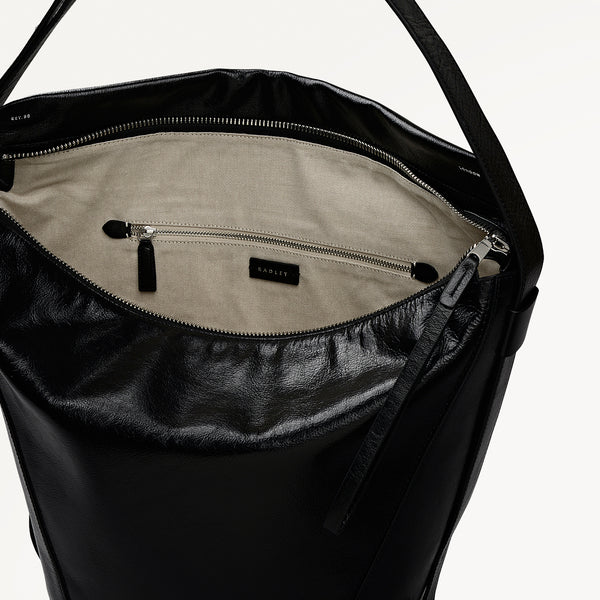 Radley London Black Large Ziptop Shoulder | De Beauvoir AW25 | Radley London