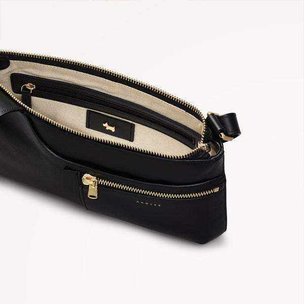 Radley London Black Leather Cross Body Bag | Pockets Icon SS24 | Radley London