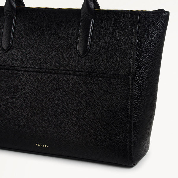 Radley London Black Leather Tote Bag | Oak Street Collection AW24 | Radley