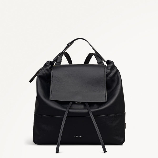 radley london Black Medium Drawstring Backpack | The Portobello AW25 | Radley London