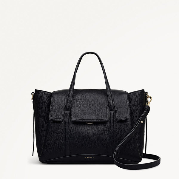 radley london Black Medium Flapover Grab | The Chancery AW25 | Radley London