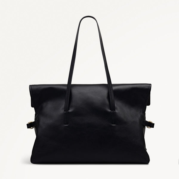 Radley London Black Medium Flapover Shoulder | Fleet Street AW25 | Radley London