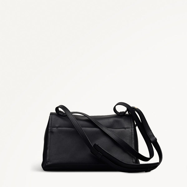 Radley London Black Medium Flapover Shoulder | Mercer Street AW25 | Radley London