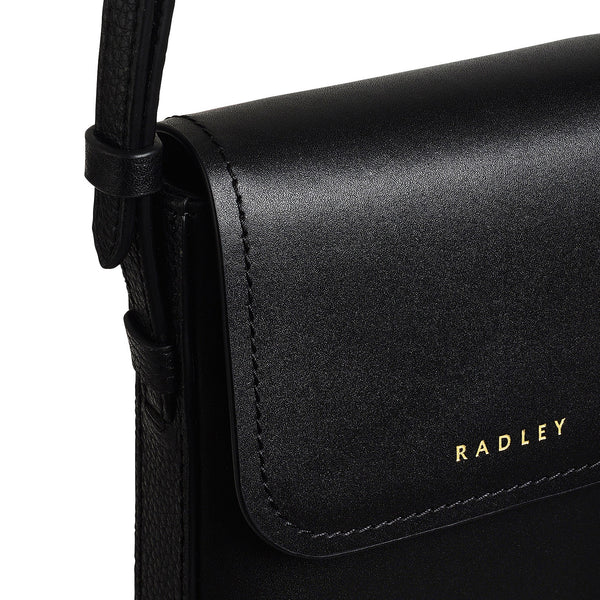 Radley London Black Medium Phone Crossbody | Liverpool Lane AW24 | Radley London