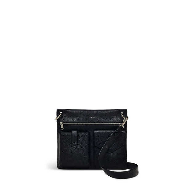 radley london Black Medium Ziptop Crossbody | Wilton Way AW24 | Radley London