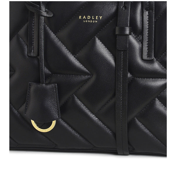 Radley London Black Medium Ziptop Grab | Dukes Place AW23 | Radley London