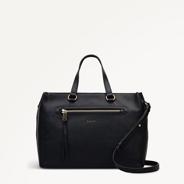 radley london Black Medium Ziptop Grab | Pickwick AW25 | Radley London
