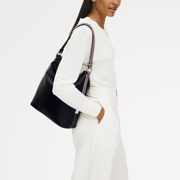 Radley London Black Medium Ziptop Shoulder | Waterloo Way AW25 | Radley London
