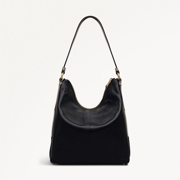 Radley London Black Medium Ziptop Shoulder | Waterloo Way AW25 | Radley London
