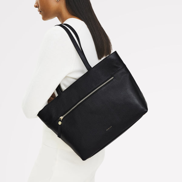 Radley London Black Medium Ziptop Tote | Fountain Road AW25 | Radley London
