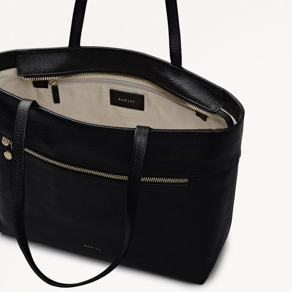 Radley London Black Medium Ziptop Tote | Fountain Road AW25 | Radley London