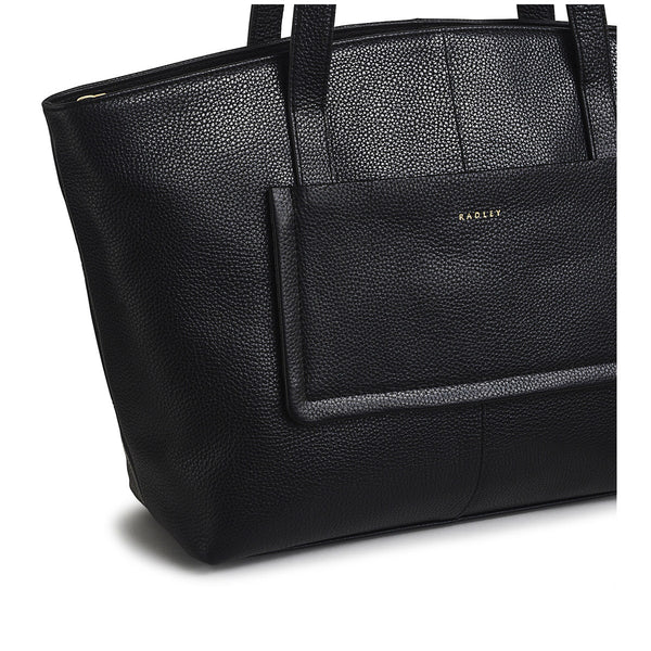 Radley London Black Medium Ziptop Tote | Sycamore Grove AW24 | Radley London