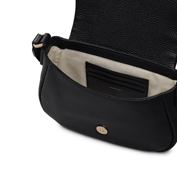 Radley London Black Mini Flapover Cross Body | Lulworth Road AW25 | Radley London