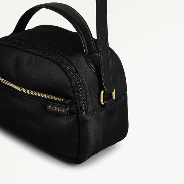 Radley London Black Mini Zip Around Crossbody | Montague Lane Responsible Ss25 | Radley