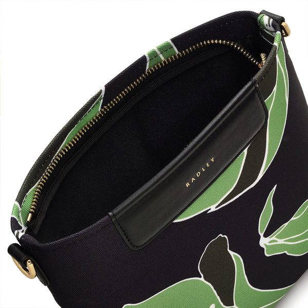 Radley London Black Small Crossbody Bag | Southwell Gardens Floral AW24 | Radley