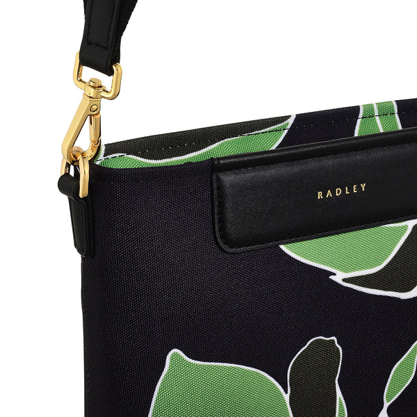 Radley London Black Small Crossbody Bag | Southwell Gardens Floral AW24 | Radley