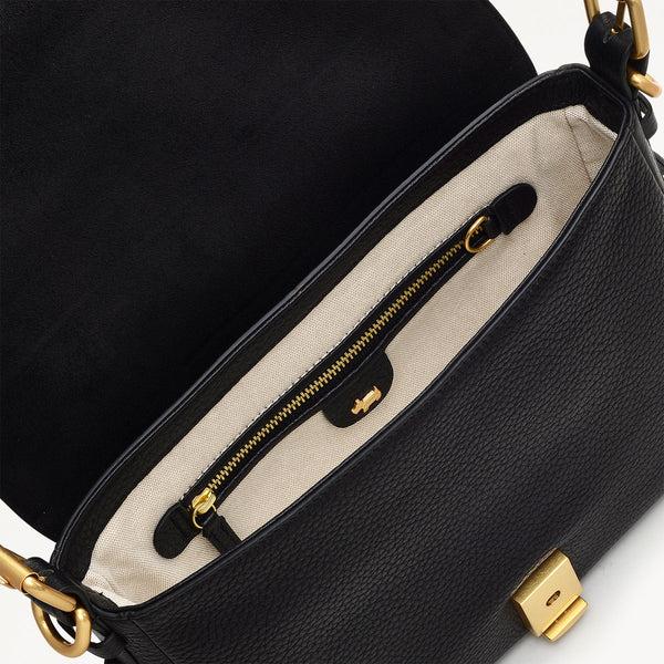 Radley London Black Small Flapover Crossbody | Grafton Street AW24 | Radley