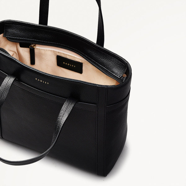 Radley London Black Small Zip-Top Grab | Derby Street SS25 | Radley