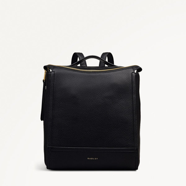 radley london Black Small Ziptop Backpack | Oak Street AW25 | Radley London