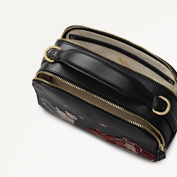 Radley London Black Small Ziptop Cross Body | Fleeting Fox AW25 | Radley London