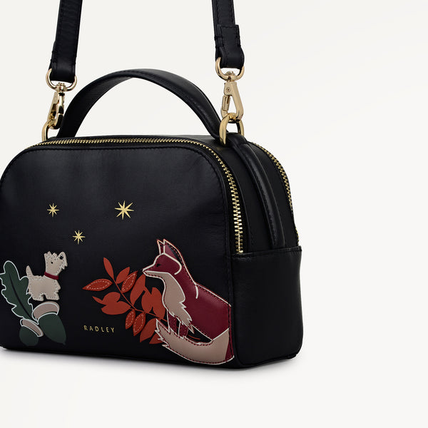 Radley London Black Small Ziptop Cross Body | Fleeting Fox AW25 | Radley London