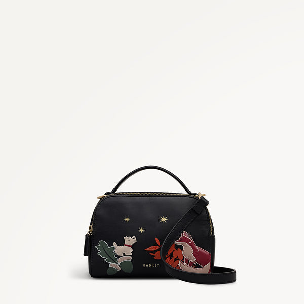 radley london Black Small Ziptop Cross Body | Fleeting Fox AW25 | Radley London
