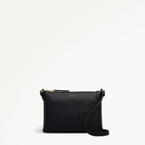 radley london Black Small Ziptop Cross Body | Kew Way AW25 | Radley London radley london Black Small Ziptop Cross Body | Kew Way AW25 | Radley London