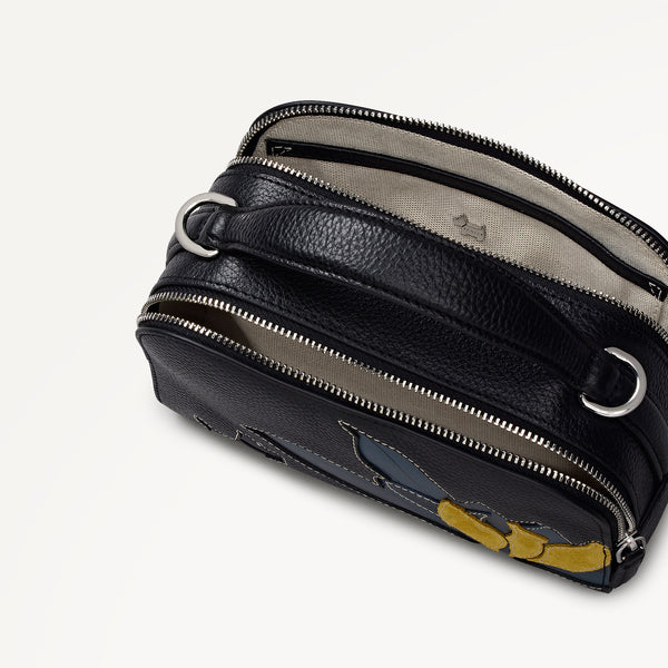 Radley London Black Small Ziptop Cross Body | Nature Blooms AW25 | Radley London