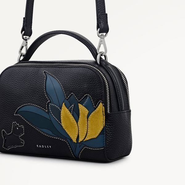 Radley London Black Small Ziptop Cross Body | Nature Blooms AW25 | Radley London