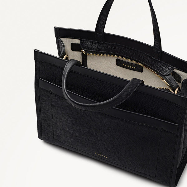 Radley London Black Small Ziptop Grab | Alba Place AW25 | Radley London