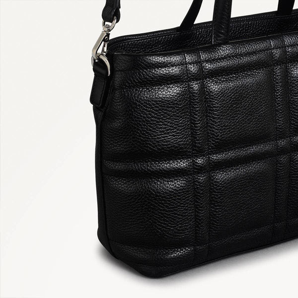 Radley London Black Small Ziptop Grab | Sunny Dene - Quilt Ss25 | Radley