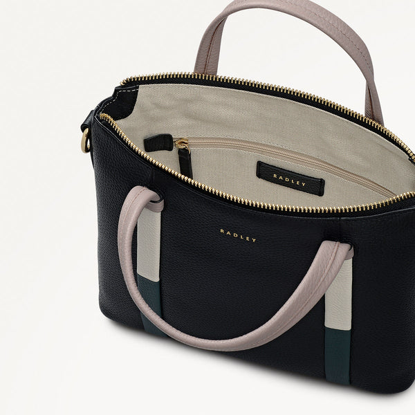 Radley London Black Small Ziptop Grab | Waterloo Way AW25 | Radley London