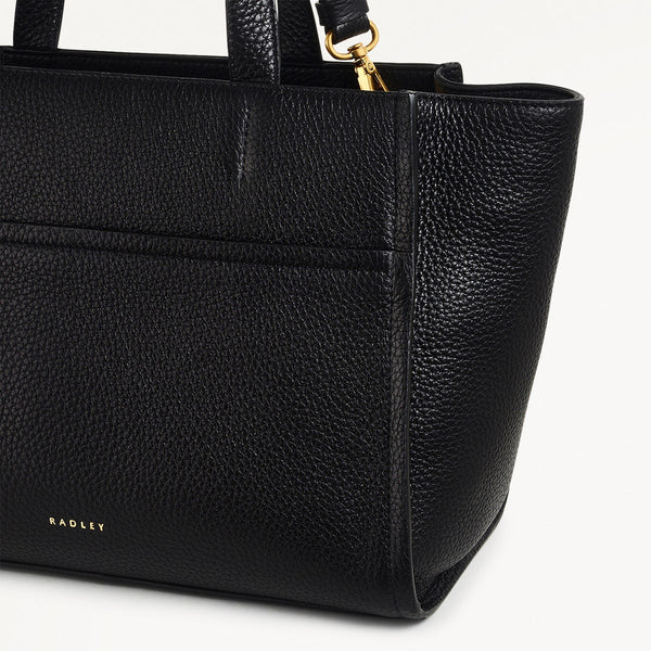 Radley London Black Soft Leather Handbag Grab | Oak Street AW24 | Radley