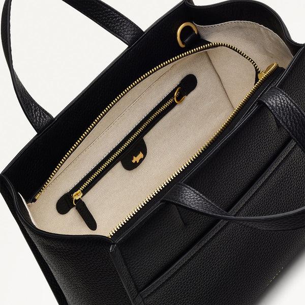 Radley London Black Soft Leather Handbag Grab | Oak Street AW24 | Radley