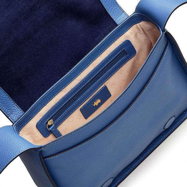 Radley London Boathouse Blue Leather Cross Body Purse | Westwell Lane AW24 | Radley
