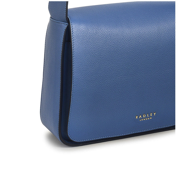 Radley London Boathouse Blue Leather Cross Body Purse | Westwell Lane AW24 | Radley