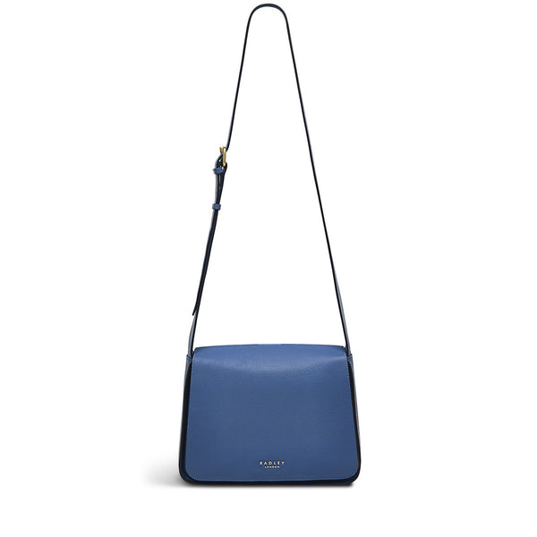 radley london Boathouse Blue Leather Cross Body Purse | Westwell Lane AW24 | Radley