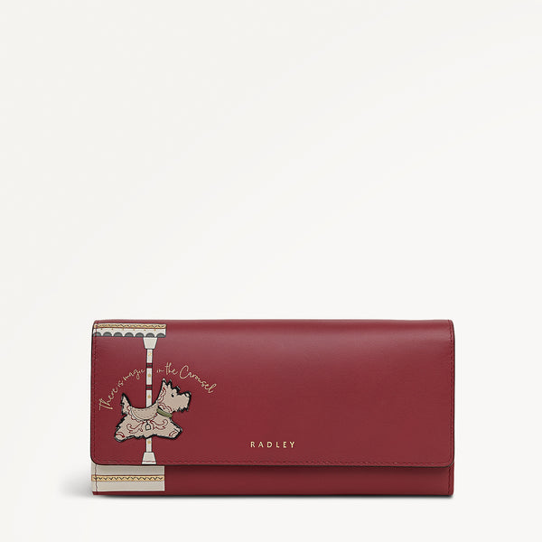 radley london Carmine Large Flapover Wallet | Magic Carousel AW25 | Radley London
