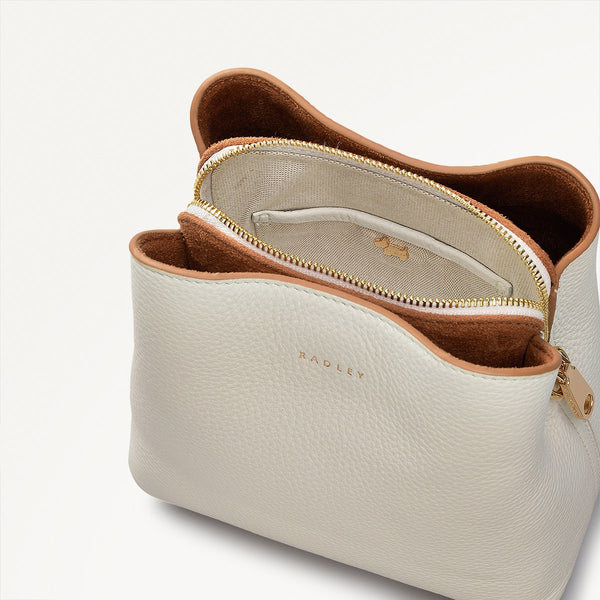 Radley London Chalk Leather Small Crossbody Bag | Dukes Place Collection AW25 | Radley