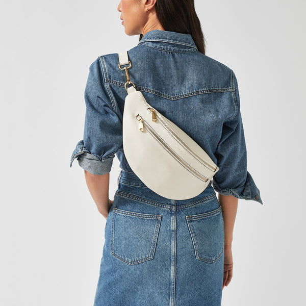 Radley London Chalk Medium White Sling Bag | Derwent Drive | Radley London