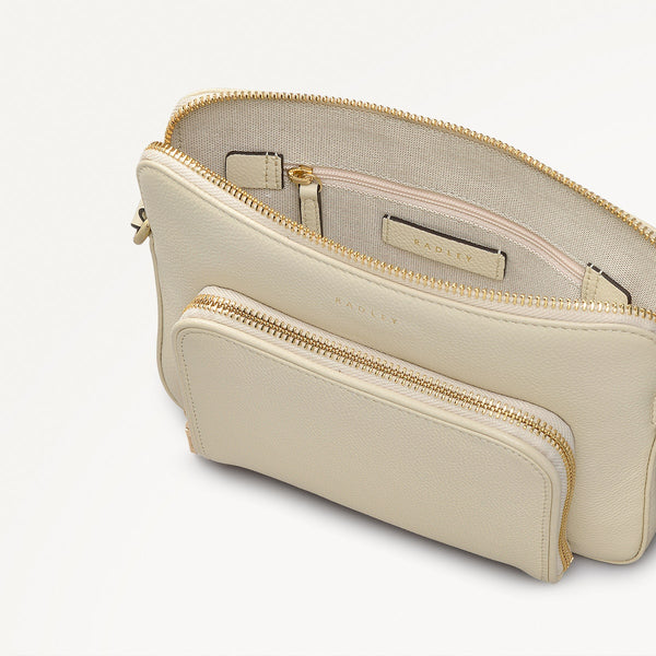 Radley London Chalk Small Leather Cream Crossbody Bag | Redford Close AW25 | Radley