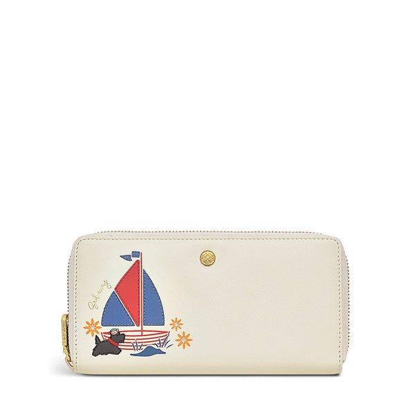 radley london Chalk White Cream Leather Purse | Sail Away AW24 | Radley
