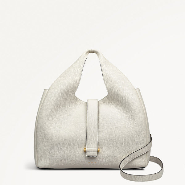 radley london Chalk White Leather Grab Bag | Sloane Street AW25 | Radley