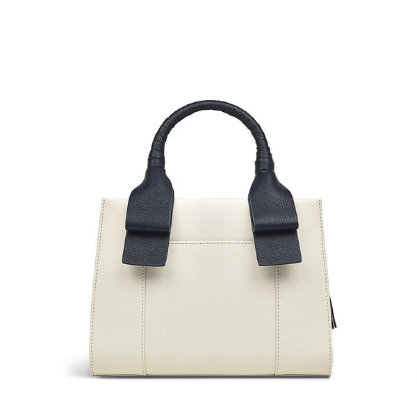 Radley London Chalk White Leather Handbag | Finch Lane Stripe AW24 | Radley